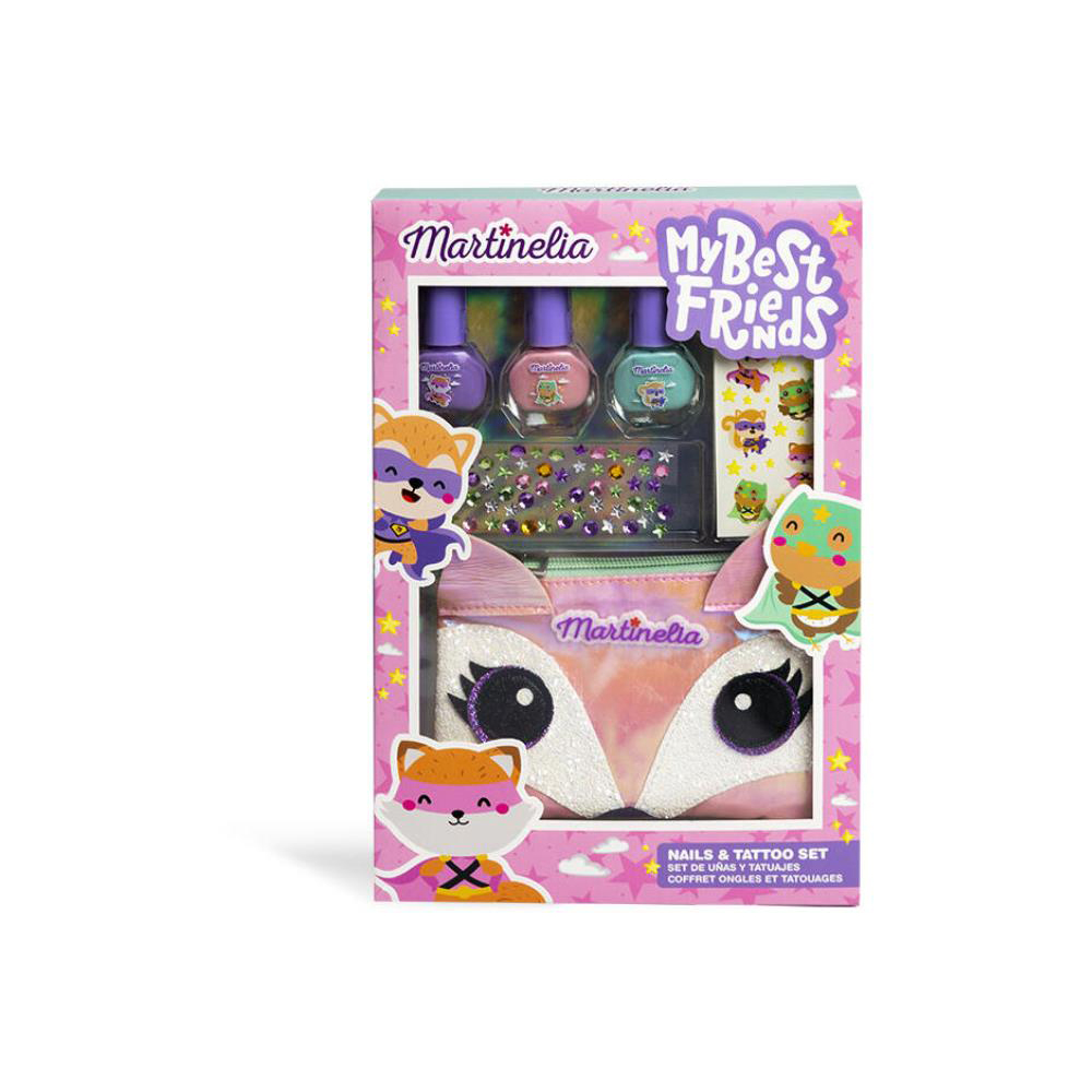 مجموعة أظافر وتاتو My Best Friends مع حقيبة من Martinelia